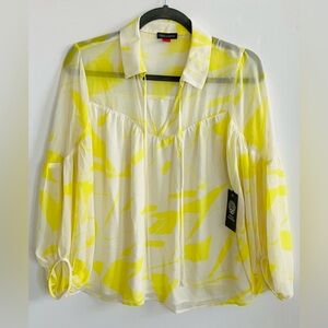Vince Camuto 3/4 Sleeves Blouse Size XS NWT